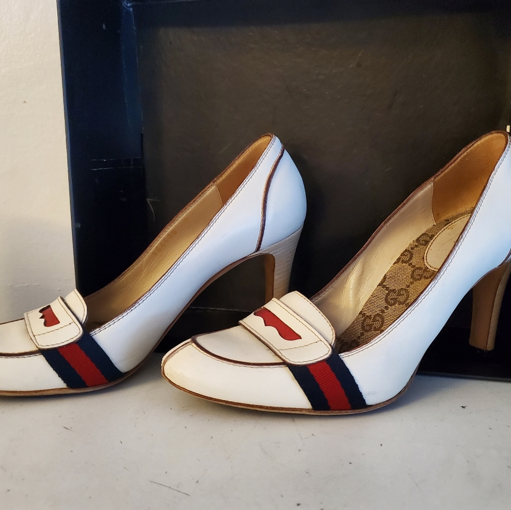 Gucci loafer pumps